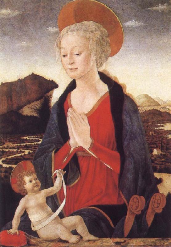 Alessio Baldovinetti Madonna and Child oil painting picture